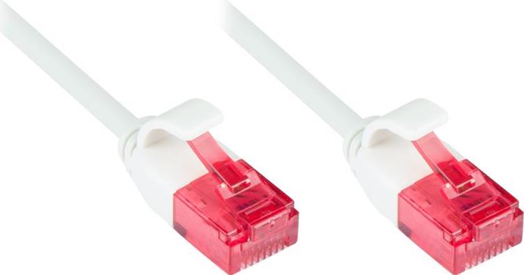 Alcasa 806U-SL030W Netzwerkkabel Weiß 3 m Cat6 U/UTP (UTP) (806U-SL030W)