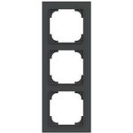 BUSCH-JAEGER 1723-45M Rahmen 3-fach schwarz matt (2CKA001754A4856)