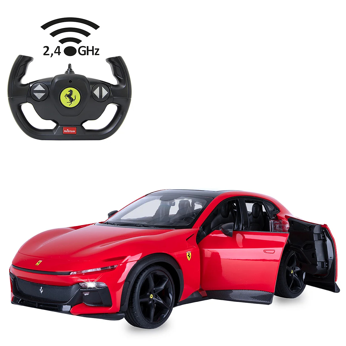 Jamara Ferrari Purosangue 1:14 RC Sportwagen rot 2,4 GHz 11 km/h Elektro