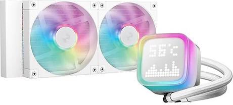 DeepCool LP240 Computergehäuse, Prozessor All-in-One-Flüssigkeitskühler 12 cm Weiß 1 Stück(e) (R-LP240-WHMSMC-G-1)