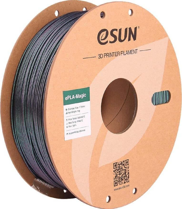 EPLA-MAGIC 1,75mm DARK TWINKL GREEN 1kg ESUN 3D FILAMENT (EPLA-MAGIC-P175DTG1)
