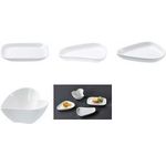Ritzenhoff & Breker Dipschale GUSTO Nierenform, weiß aus Porzellan, spülmaschinenfest, - 12 Stück (423822)