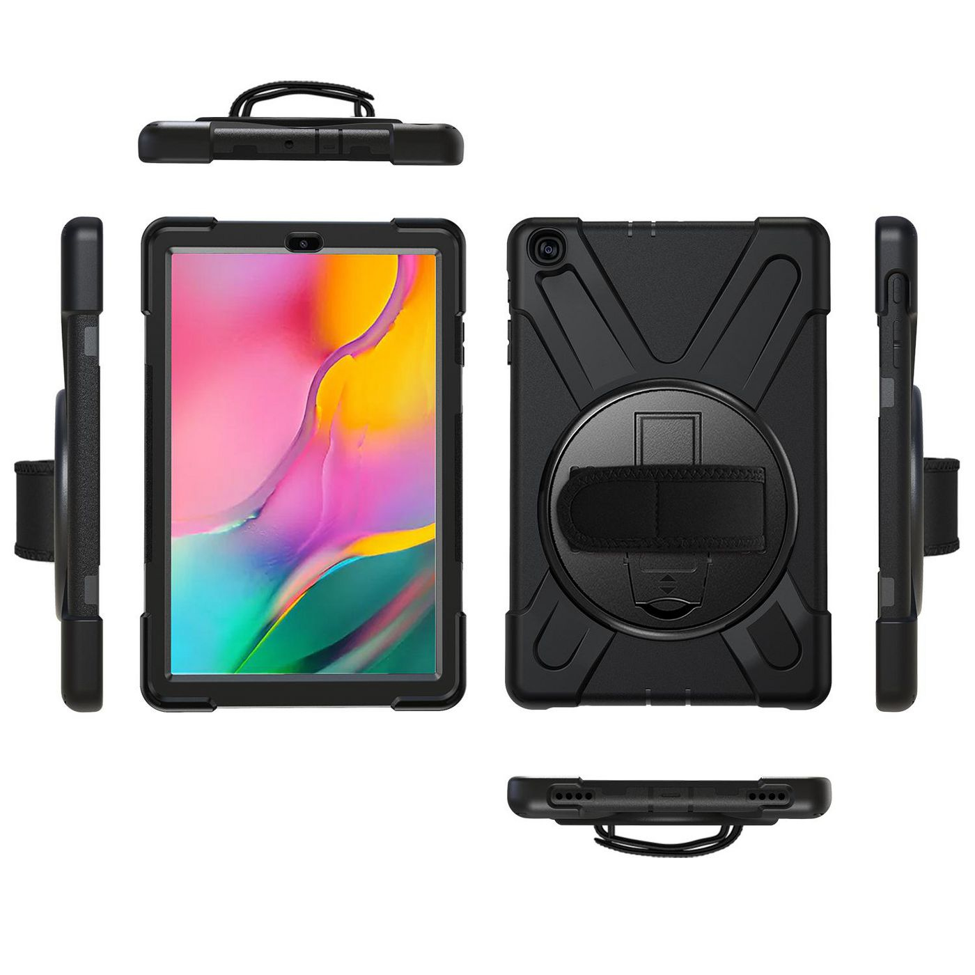 eSTUFF Defender Case für Samsung Galaxy Tab A (2019) 10,1" Schwarz