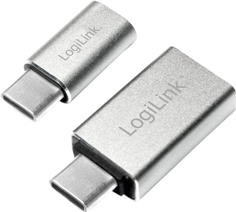 LogiLink AU0040 USB 3.1 C USB 3.0 A - Micro USB 2.0 Aluminium Kabelschnittstellen-/adapter (AU0040)