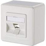 BTR 130B10D10002-E Modul 1Port AP leer reinweiß 43mm Anschlussdose 85x85x43mm (130B10D10002-E)