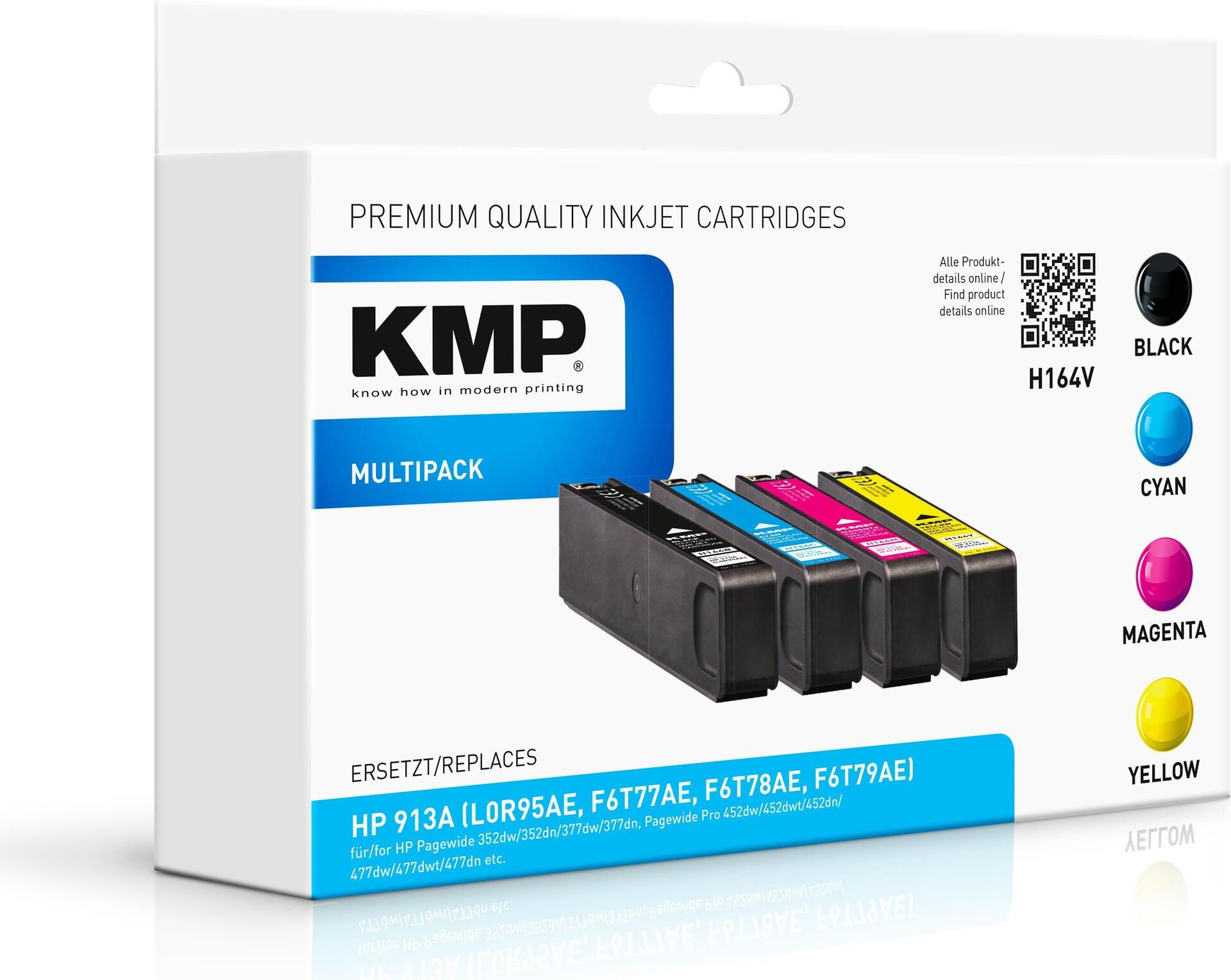 KMP 1750,4005 Tonerkartusche 4 Stück(e) Kompatibel Schwarz (1750,4005)