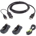 ATEN 1.8M USB Universal Secure KVM Kabel-Kit (2L-7D02UHDPX4)