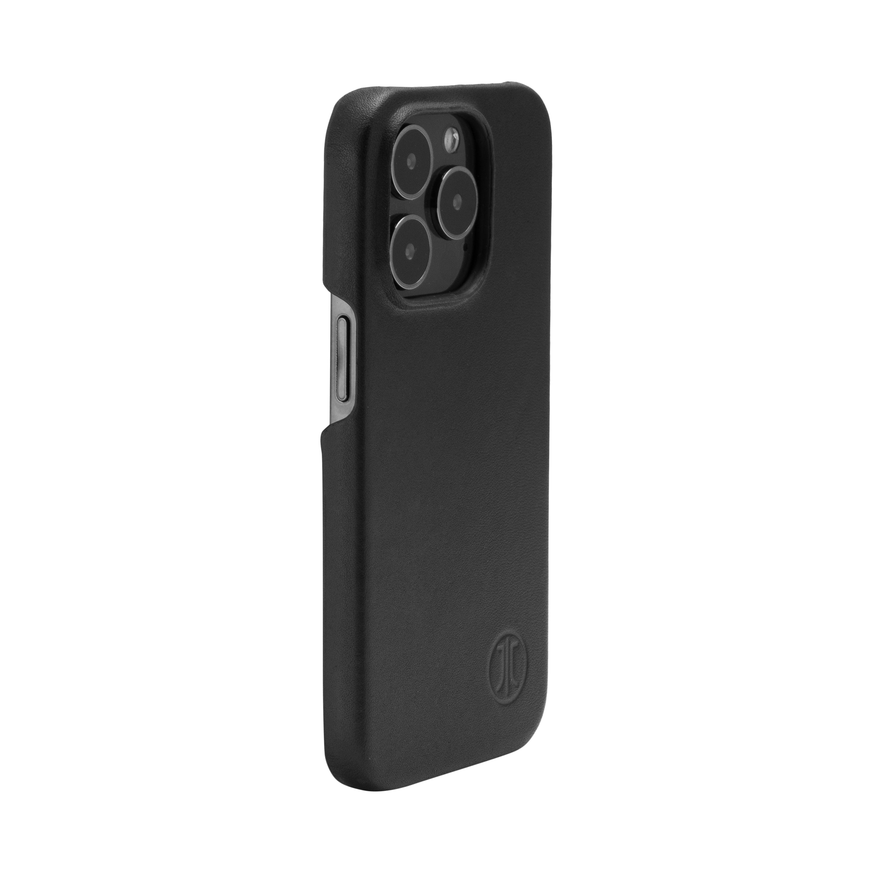 JT Berlin Kreuzberg Echtleder Backcase für Apple iPhone 14 Pro Max 6,7" Schwarz