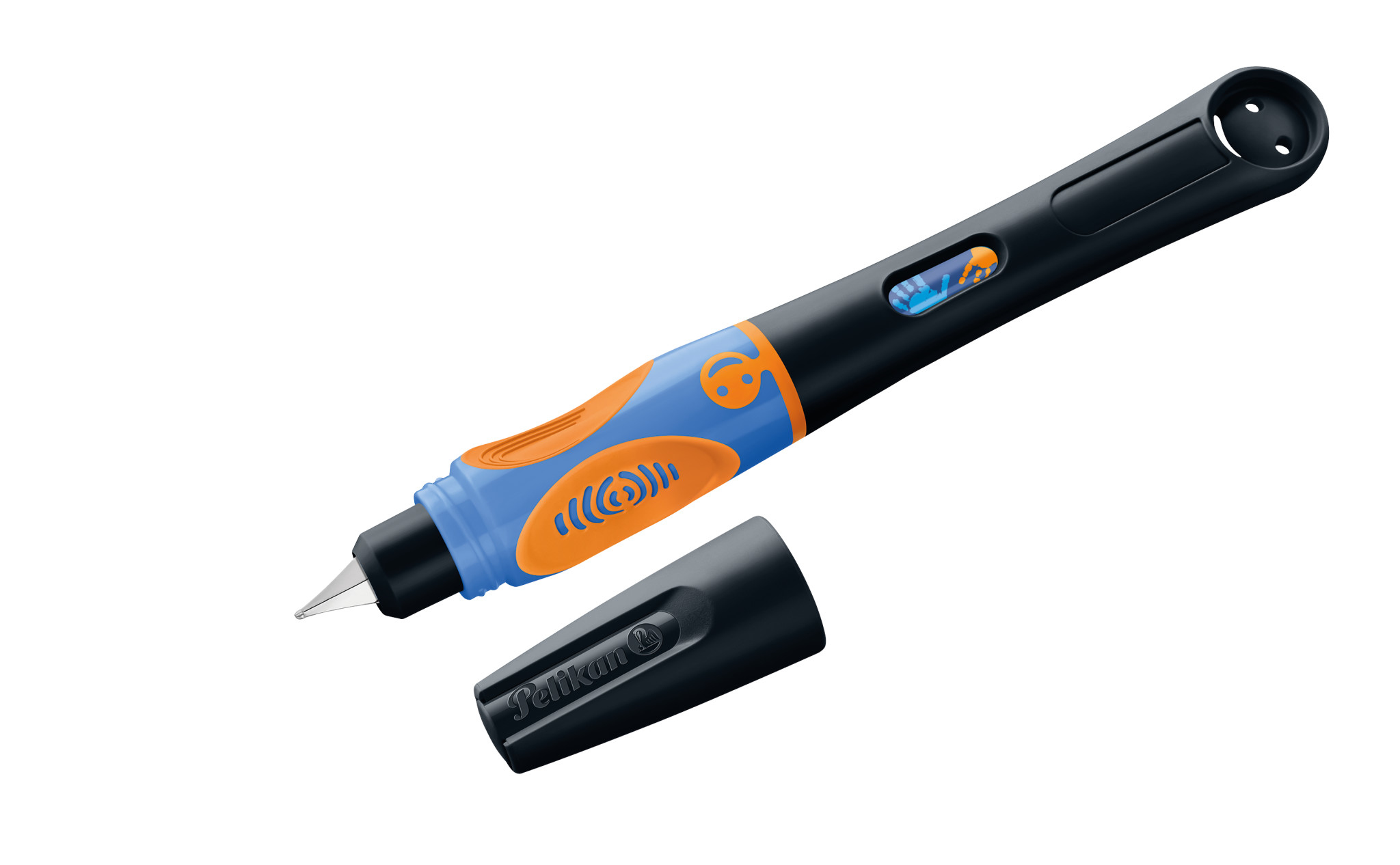 Pelikan griffix Neon Black Füllfederhalter für Linkshänder Schwarz