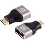 S/CONN maximum connectivity HDMI-C Adapter, HDMI-A Buchse, 8K, Metall (10-01057)