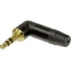 Neutrik NTP3RC-B - Audio-Stecker - Stereo Mini-Klinkenstecker männlich - Schwarz - rechts-gewinkelter Stecker