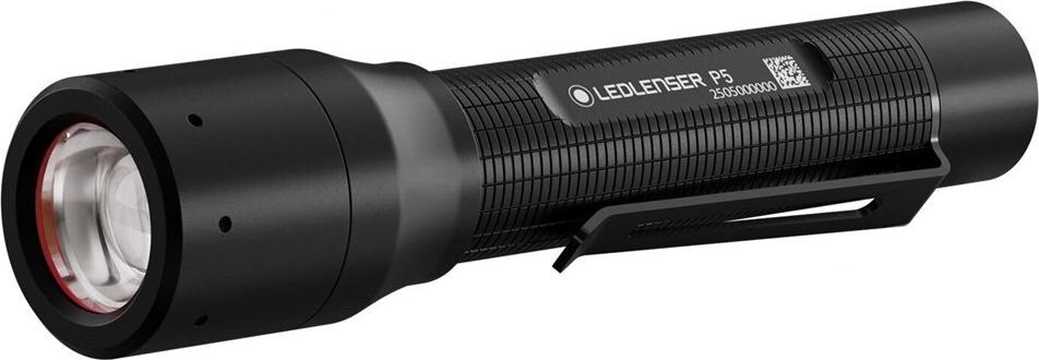 Ledlenser P5 Schwarz Taschenlampe mit Clip LED (503100)