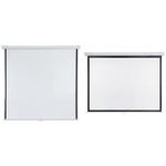 FRANKEN X-tra!Line Rolloleinwand manuell, Format 1:1 Bildmaße: 1.500 x 1.500 mm, Außenmaße: 1.560 x 1.500 mm - 1 Stück (LWR21515)