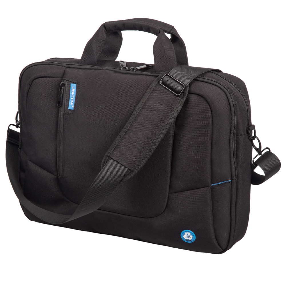 LIGHTPAK 46202 Laptoptasche Aktenkoffer 17" Schwarz