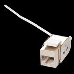 Lindy Cat.6 RJ45 STP Keystone Classic für werkzeuglose Montage RJ45 STP Keystone für Cat.6 Gigabit Verbindungen zum modularen Einsatz (25998)