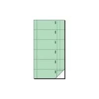 sigel Formularbuch "Bonbuch", Kellner-Nr. 2, eosin 105 x 200 mm, 360 Abrisse, mit Blaupapier, 2 x 60 Blatt (BO002)