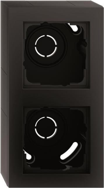 Gira AP-Gehäuse 2f Rahmen sw m 106209 (106209)