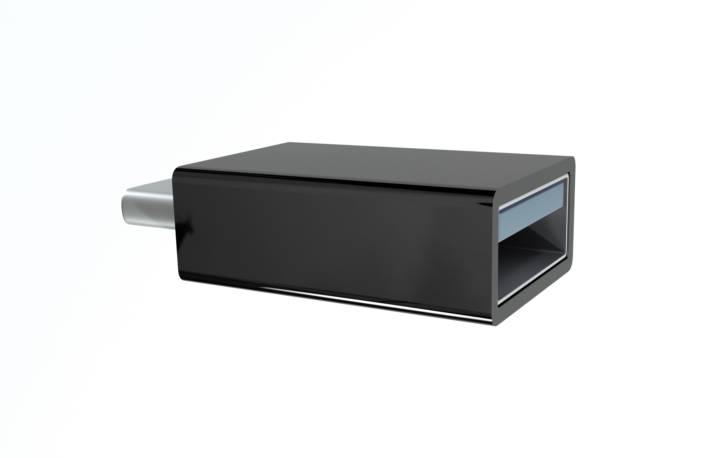 Gembird Cablexpert A-USB2-CMAF-01 USB-C auf USB-A Gender-Adapter USB 2.0 Schwarz