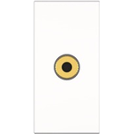 Kindermann 7464000511 Steckdose 3,5 mm Weiß (7464000511)