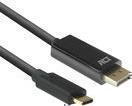 ACT AC7325 Videokabel-Adapter 2 m USB Typ-C DisplayPort Schwarz (AC7325)