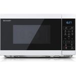Sharp YC-MS02E-W Mikrowelle Arbeitsplatte Solo-Mikrowelle 20 l 800 W Schwarz - Weiß (YC-MS02E-W)