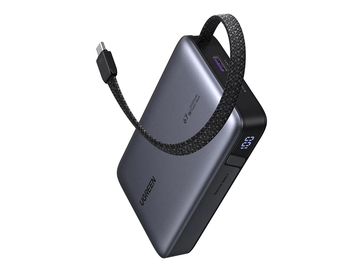 Ugreen Nexode PB550 20000 mAh 67 W Powerbank Space-grau