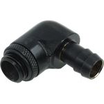 Alphacool HF 10mm (3/8") Schlauchanschluss 90° drehbar G1/4 mit O-Ring - Deep Black (17136)