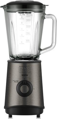 Black & Decker BXJB800E Mixer Tischplatten-Mixer 800 W Schwarz - Transparent (BXJB800E)