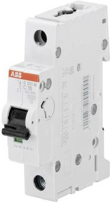 ABB Sicherungsautomat B16A S201M-B16 pro M comp. 10kA 1-polig B-Charakt. S201M-B16 (2CDS271001R0165)