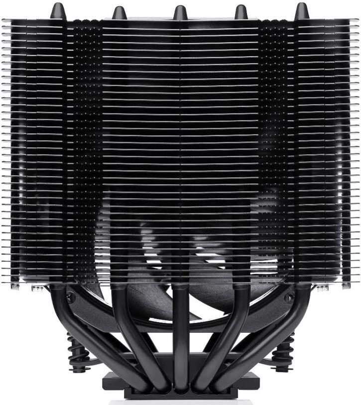 Noctua chromax.black NH-D12L Prozessor-Luftkühler 120 mm 5 Heatpipes Schwarz