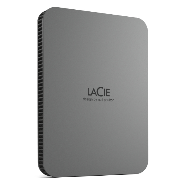 LaCie Mobile Drive Secure Externe Festplatte 2 TB USB-C Space-grau