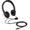 Kensington Hi-Fi USB-C Headphones with Mic - Headset - On-Ear - kabelgebunden - USB-C - Schwarz