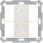 MDT technologies Taster Plus 55 4-fach,Reinweiß glän BE-TA55P4.G2 (BE-TA55P4.G2)