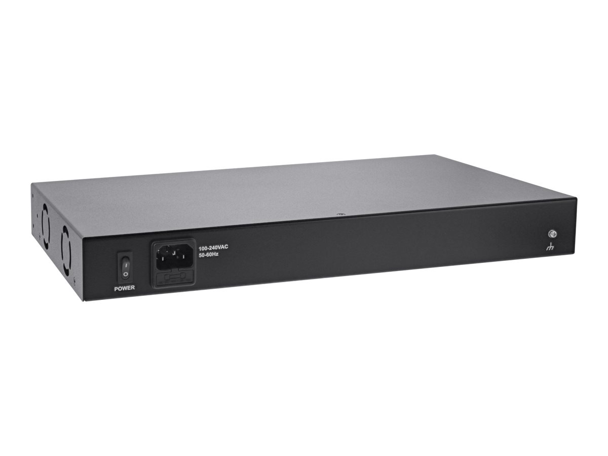 InLine PoE+ Gigabit Netzwerk Injektor Hub 16 Port 250 W Schwarz