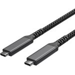 Flexline ®-USB-C Ladekabel, USB C Stecker auf USB-C Stecker, 3.2, 100W PD, Textil, 2m (FL31-75007)
