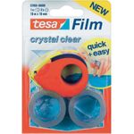 TESA 57859 Klebefilm-Abroller Blau - Rot (57859)