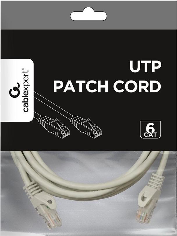 Gembird Cablexpert PP6U-3M Patchkabel 3 m Cat 6 U/UTP Grau
