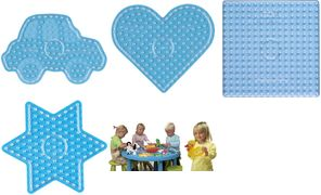 Hama Stiftplatte "großes Quadrat", transparent für Bügelperlen maxi - 1 Stück (00008214)