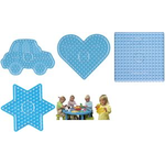 Hama Stiftplatte "großes Quadrat", transparent für Bügelperlen maxi - 1 Stück (00008214)