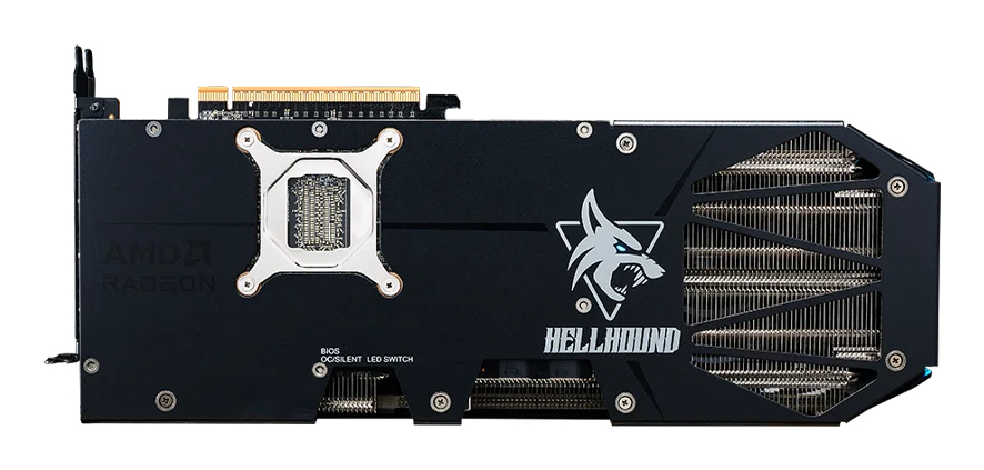 PowerColor Hellhound Radeon RX 9070 XT 16 GB GDDR6 Schwarz