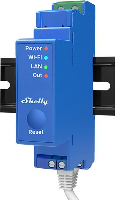 Home Shelly Relais "Pro 2,50cm (1") WLAN & LAN Schaltaktor Max. 16A BT (Shelly Pro1)