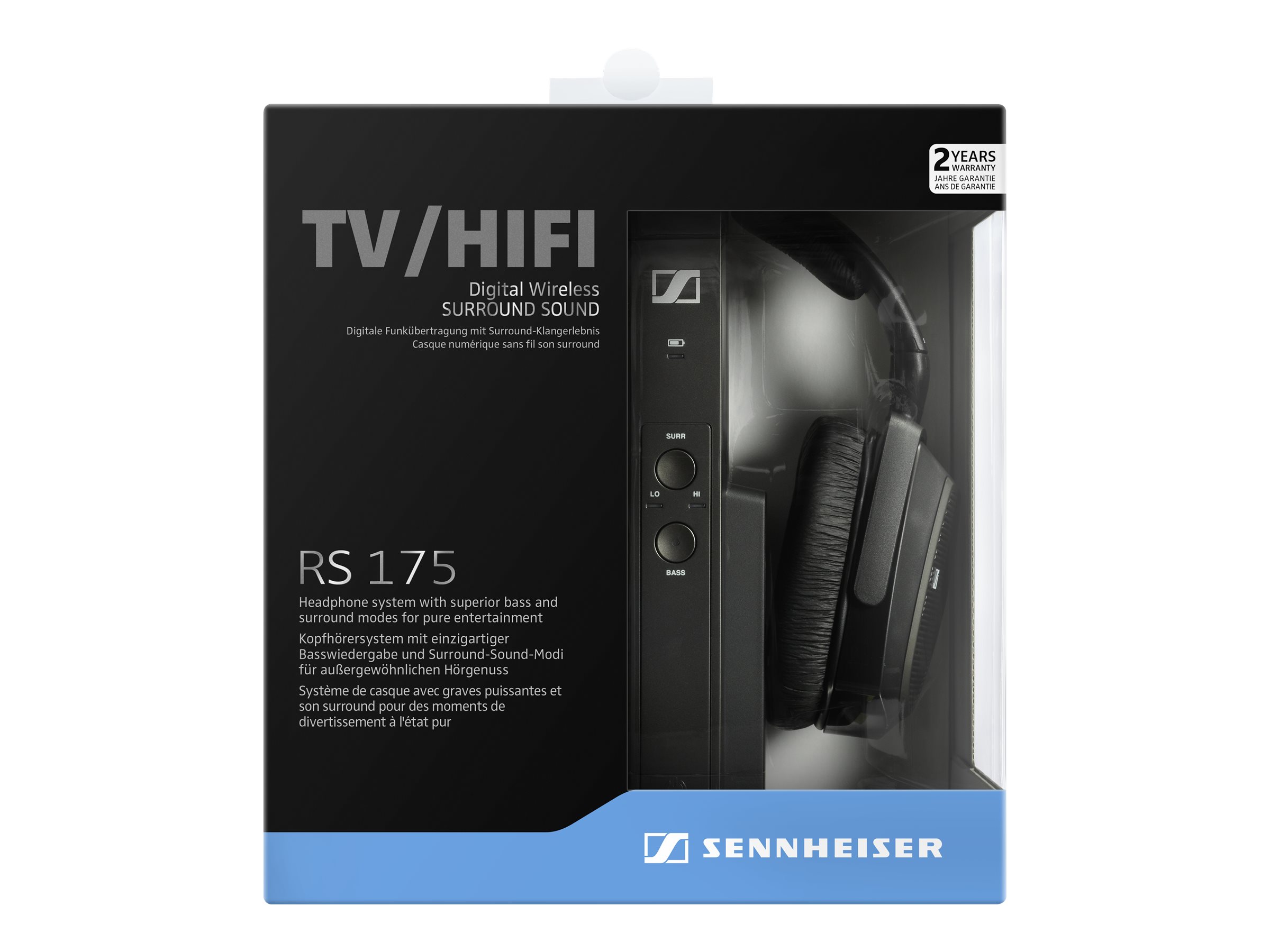 Sennheiser RS 175 Kopfhörersystem Schwarz