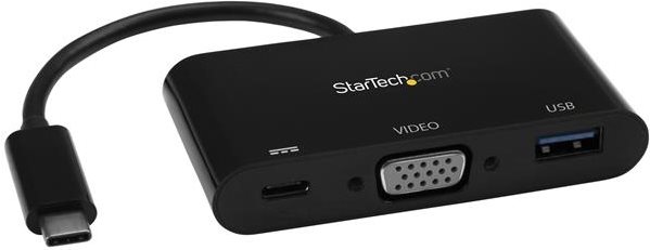 StarTech.com USB-C to VGA Multifunction Adapter with Power Delivery (CDP2VGAUACP)