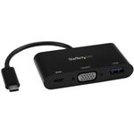 StarTech.com USB-C to VGA Multifunction Adapter with Power Delivery (CDP2VGAUACP)