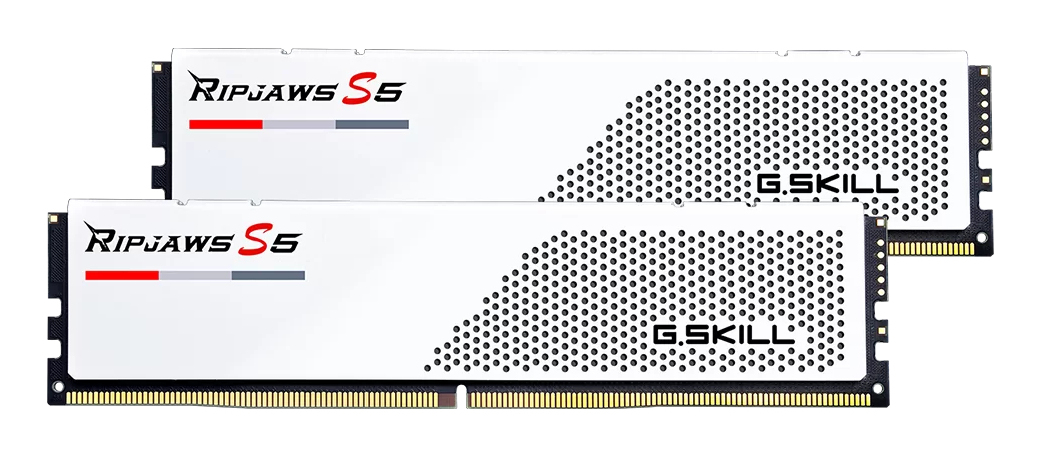 G.Skill Ripjaws S5 32 GB DDR5 6000 MT/s CL28 Kit (2x16 GB) Weiß