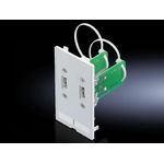 Rittal Schnittstellenklappe SZ SZ 2482.540 Druckguss Graphitgrau (RAL 7024) (2482.540)