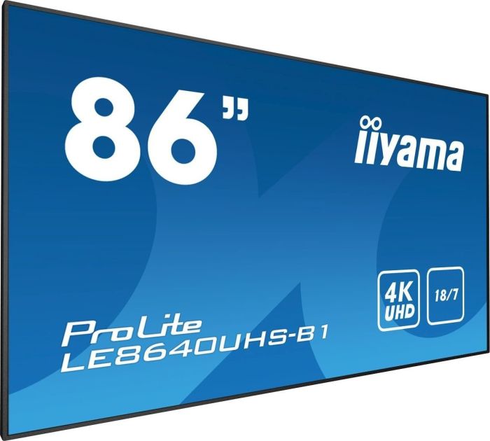 Iiyama 217,4cm(85.6") LE8640UHS-B1 16:9 HDMI+DP+USB (LE8640UHS-B1)