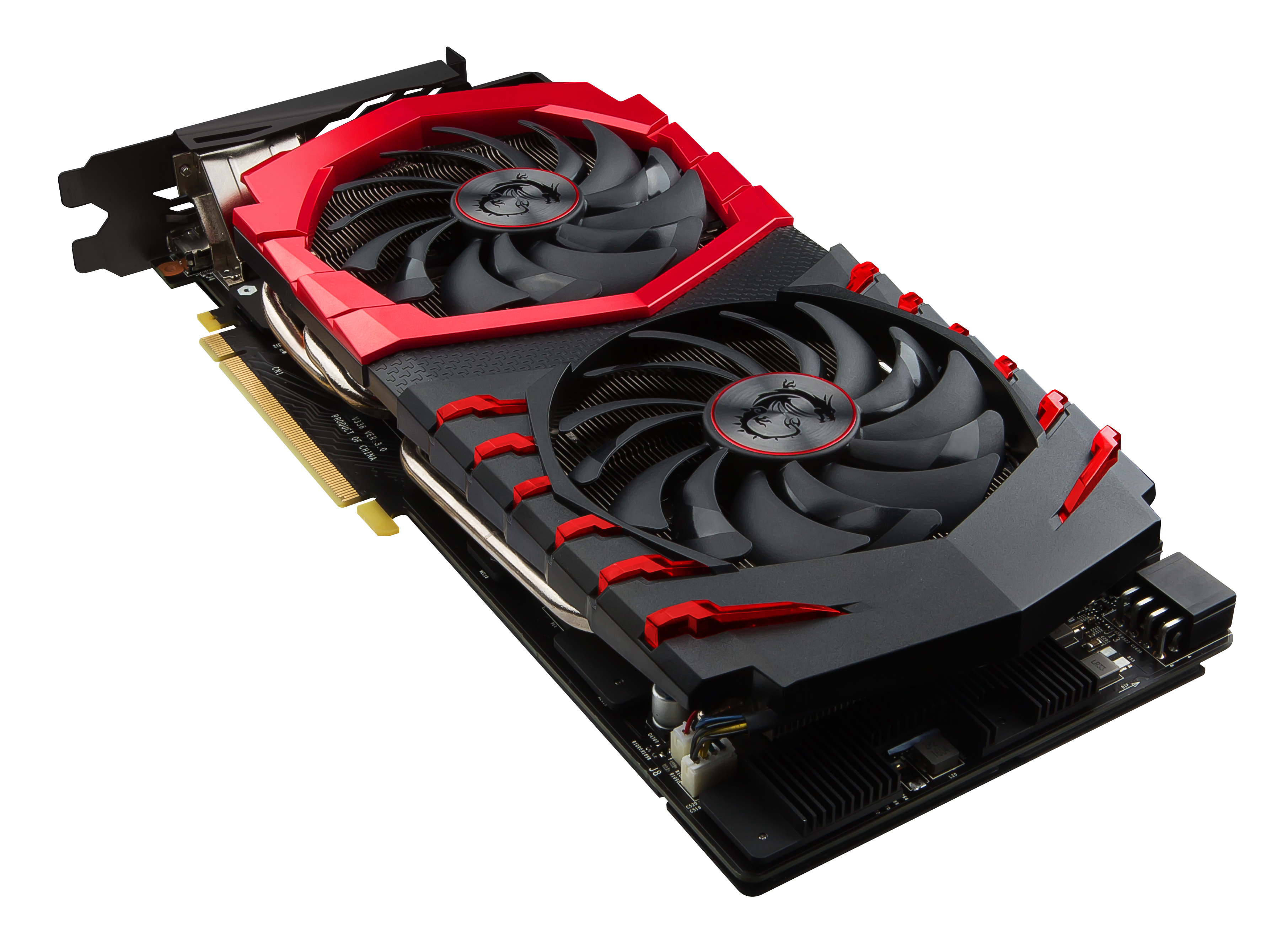 MSI GeForce GTX 1080 GAMING X 8 GB GDDR5X Grafikkarte Schwarz, Rot