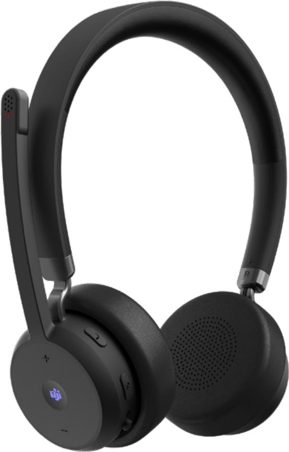 Lenovo Wireless VoIP Headset Kopfhörer Kabellos Kopfband Büro/Callcenter Bluetooth Schwarz (4XD1M80020)