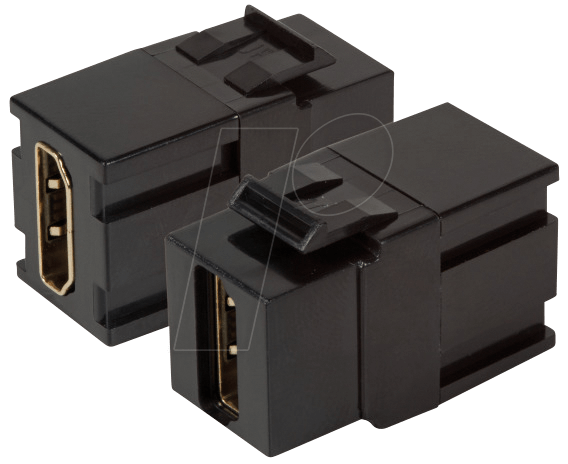 EFB-Elektronik Keystone Einbauadapter HDMI A - A, schwarz Hersteller: EFB Elektronik (EB520V2)